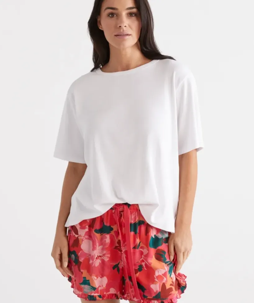 Relaxed Rib Australian Cotton Pyjama T-Shirt<Sussan Sale
