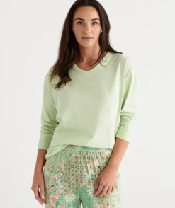 Relaxed V-Neck Top<Sussan Clearance