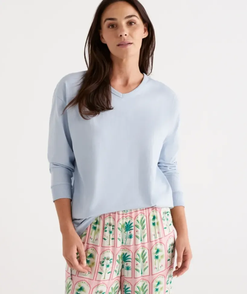 Relaxed V-Neck Top<Sussan Outlet
