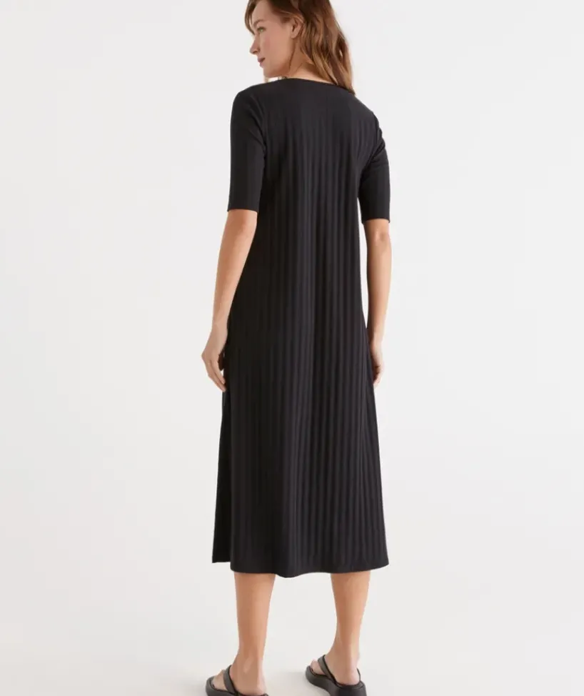 Rib Knit Dress<Sussan Outlet