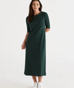 Rib Knit Dress<Sussan Outlet