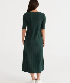Rib Knit Dress<Sussan Outlet