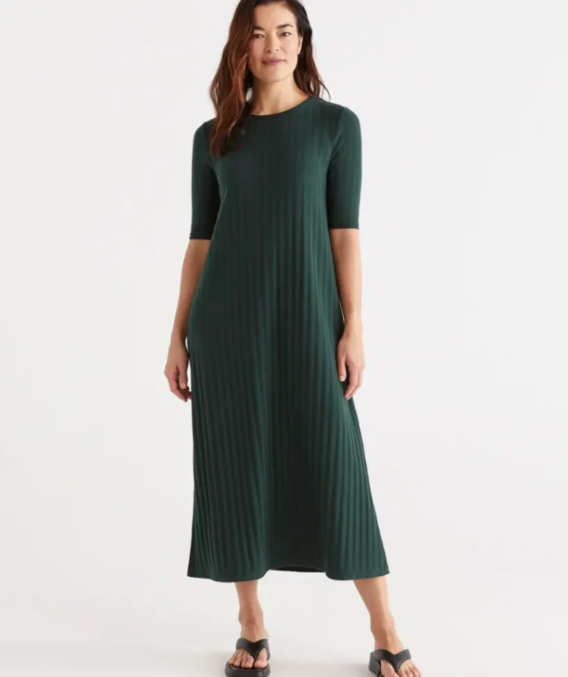 Rib Knit Dress<Sussan Outlet