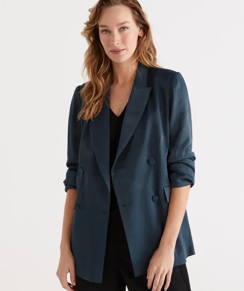 Satin Blazer<Sussan Outlet