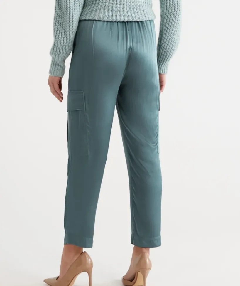 Satin Cargo Pant<Sussan