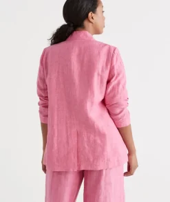 Single Breasted Linen Blazer<Sussan Outlet