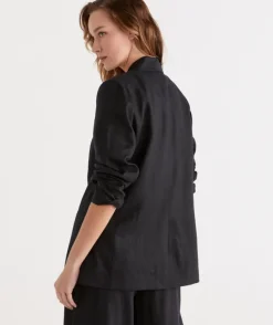 Single Breasted Linen Blazer<Sussan Outlet