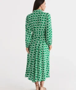 Soft Geo Shirt Dress<Sussan New
