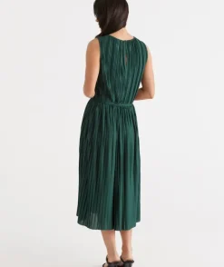 Soft Pleat Dress<Sussan Hot
