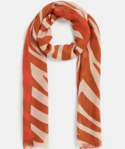 Spliced Zebra Print Scarf<Sussan Clearance