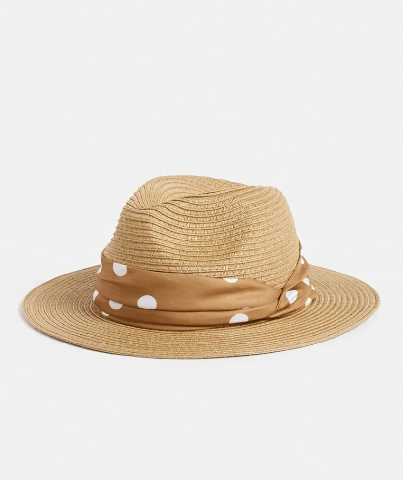 Spot Band Detail Panama Hat<Sussan Clearance