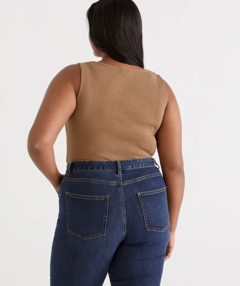 Square Neck Rib Tank<Sussan Outlet