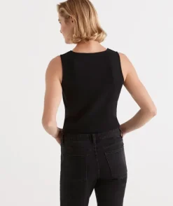 Square Neck Rib Tank<Sussan Online
