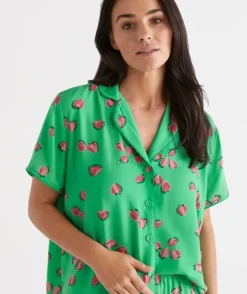 Strawberry Relaxed Pyjama Set<Sussan Hot
