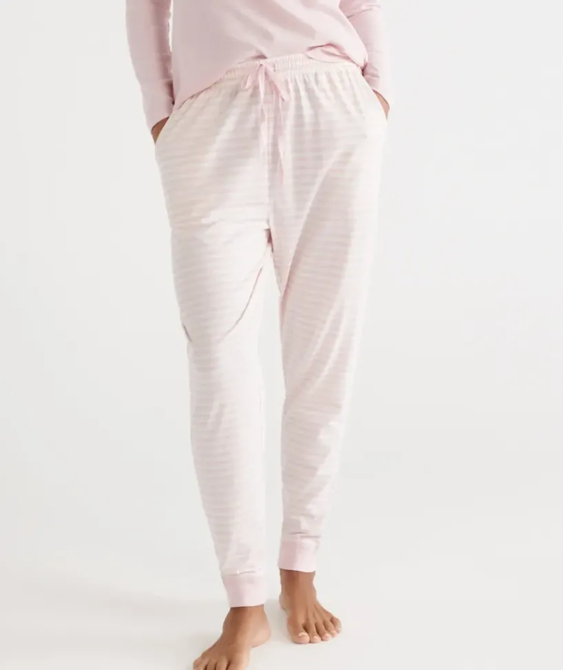 Stripe Australian Cotton Knit Pyjama Pant<Sussan Online