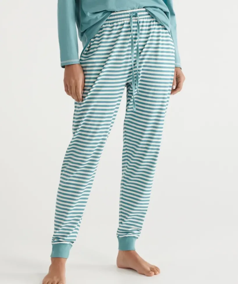 Stripe Australian Cotton Knit Pyjama Pant<Sussan Online