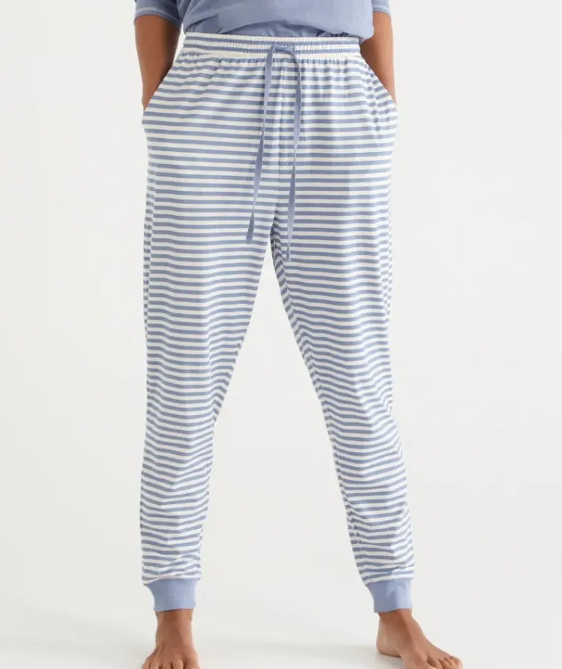 Stripe Australian Cotton Knit Pyjama Pant<Sussan Outlet