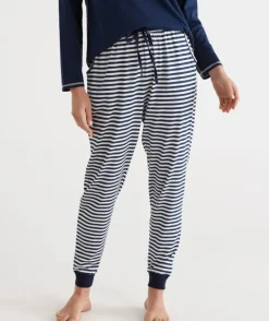 Stripe Australian Cotton Knit Pyjama Pant<Sussan Hot