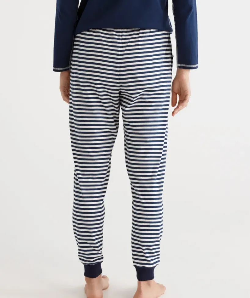 Stripe Australian Cotton Knit Pyjama Pant<Sussan Hot