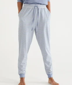 Stripe Australian Cotton Knit Pyjama Pant<Sussan Hot