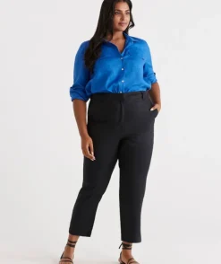 Tapered Linen Pant<Sussan Online