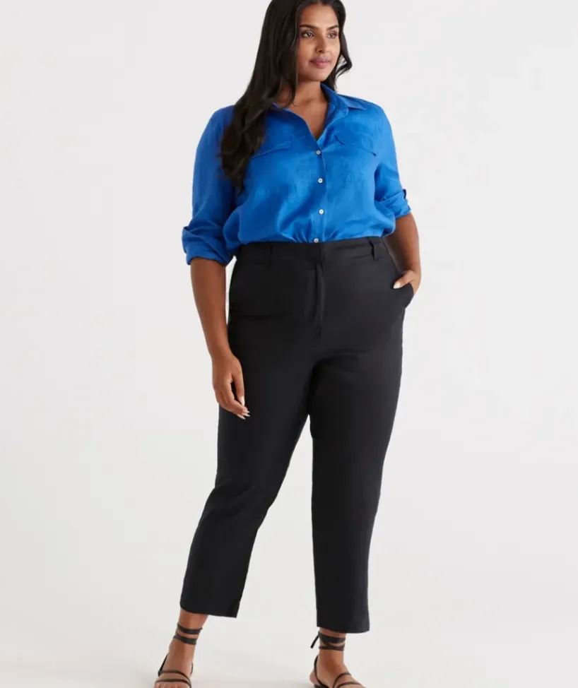Tapered Linen Pant<Sussan Online