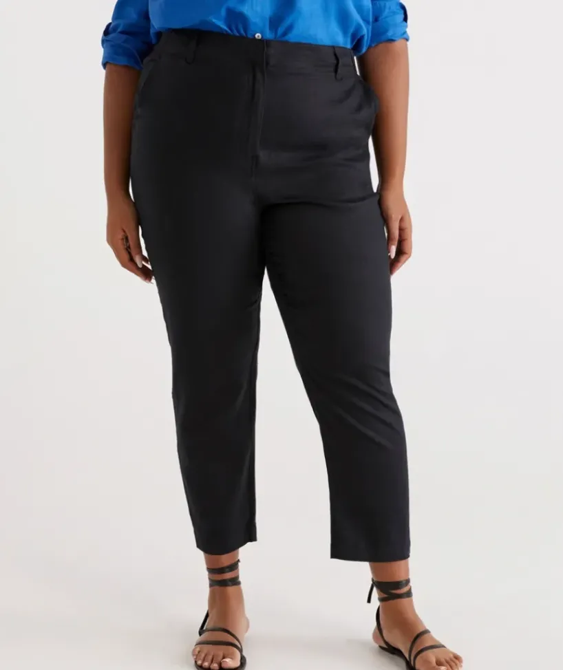 Tapered Linen Pant<Sussan Online