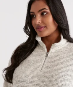 Textured Collar Top<Sussan New