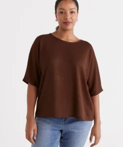 Textured Dolman Top<Sussan Online