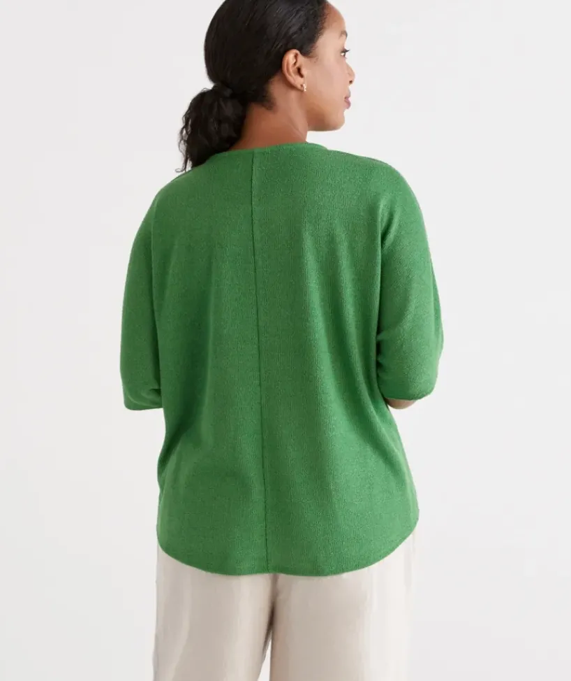 Textured Dolman Top<Sussan Hot