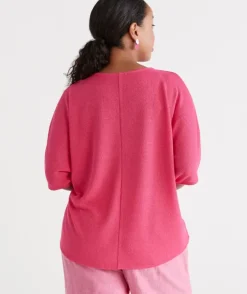 Textured Dolman Top<Sussan New