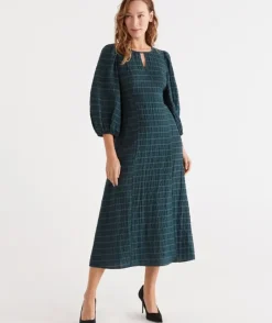 Textured Midi Dress<Sussan Discount