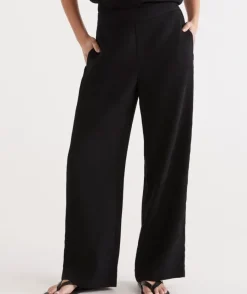Textured Wide Leg Pant<Sussan Online