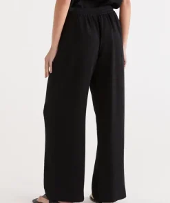Textured Wide Leg Pant<Sussan Online