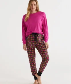 Tile Floral Long John<Sussan