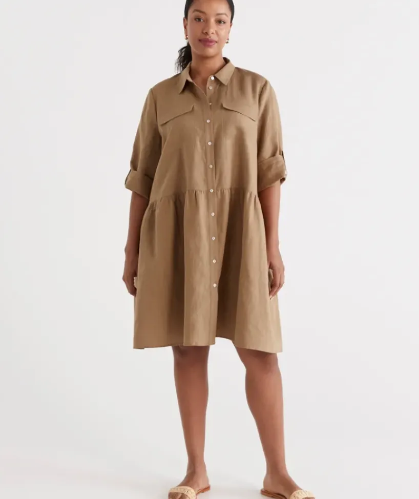 Utility Shirt Dress<Sussan Best