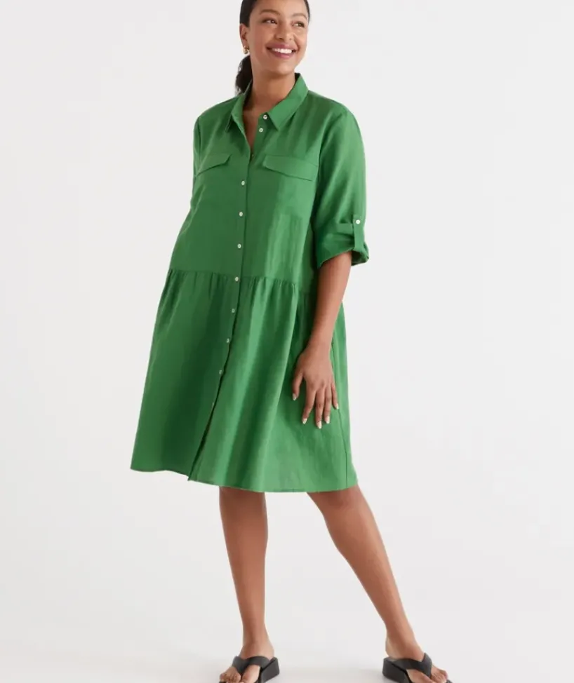 Utility Shirt Dress<Sussan Best