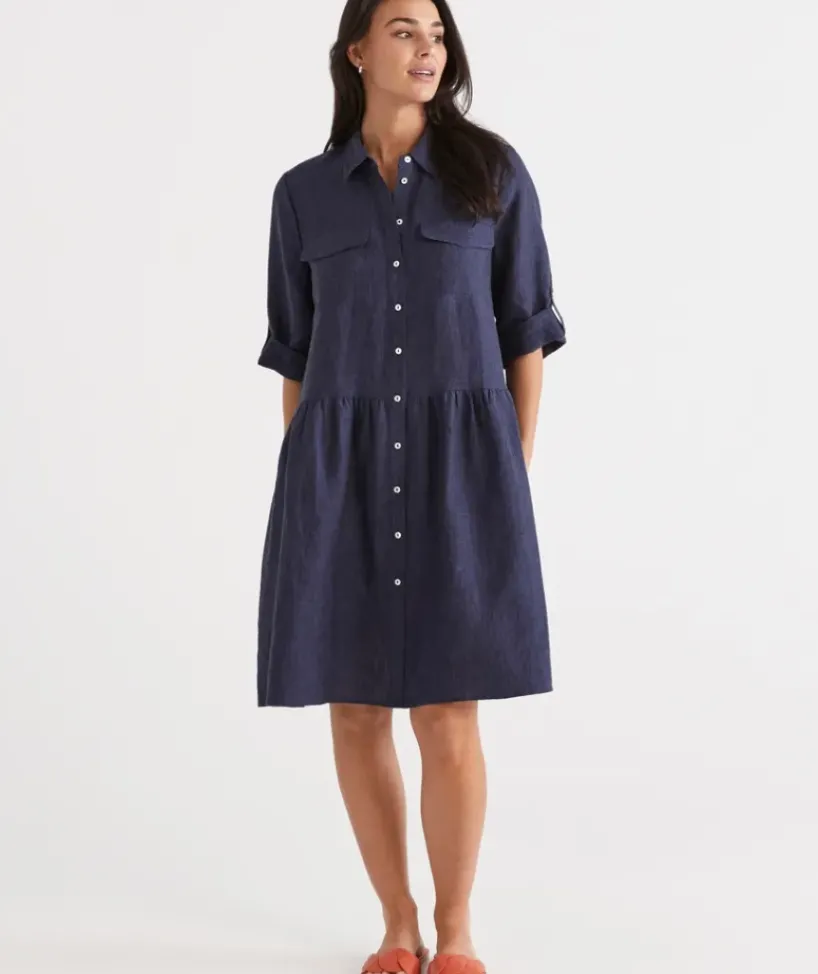 Utility Shirt Dress<Sussan