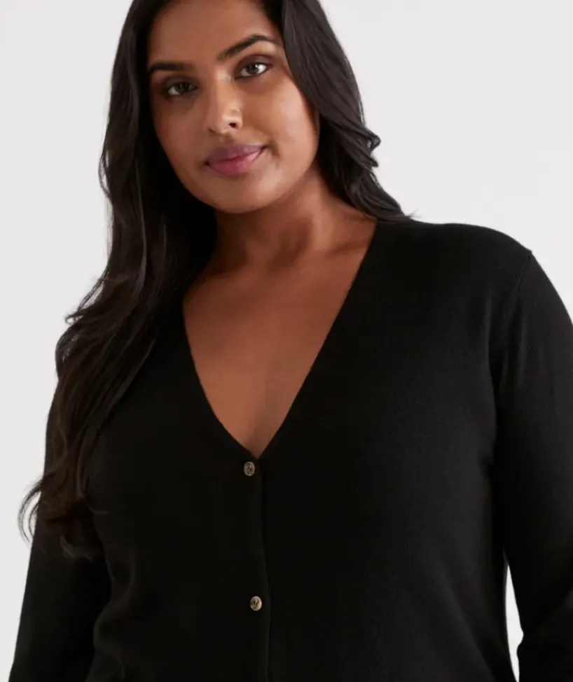V Neck Longline Cardi<Sussan Best
