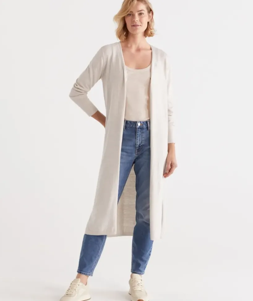 V Neck Longline Cardi<Sussan Best