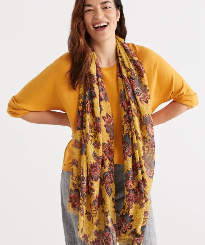 Vine Floral Scarf<Sussan Outlet