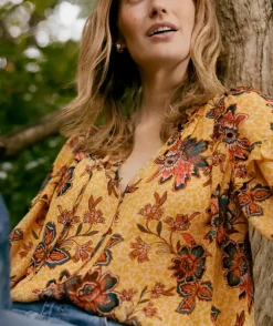 Vine Print Top<Sussan Hot