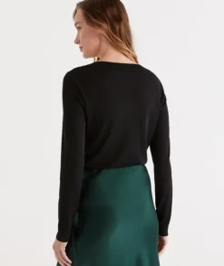 Wool Blend Scoop Top<Sussan Discount